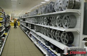 Стеллажи "Русь" островные