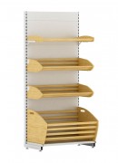 Стеллаж торговый EcoLine хлебный (470х1000х2250)