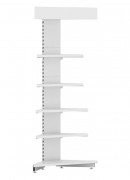 Стеллаж торговый EcoLine угловой внешний с подсветкой