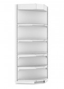 Стеллаж торговый EcoLine угловой внутренний с подсветкой