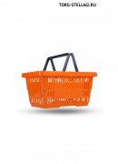 Корзина покупательская пластиковая (20л)