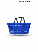 Корзина покупательская пластиковая (20л)