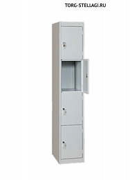 Шкаф для сумок на 4 ячейки ШР-14