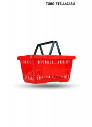 Корзина покупательская пластиковая (20л)