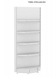 Стеллаж торговый Stahler угловой, внутренний