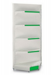 Стеллаж торговый Русь, угловой (500x800x2200) 