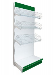 Стеллаж торговый Русь, овощной (400x1000x2200)