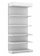 Стеллаж торговый EcoLine пристенный с подсветкой (470х1250х2250)